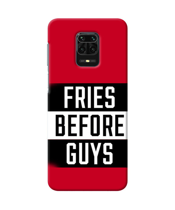 Fries Before Guys Quote Redmi Note 9 Pro / Pro Max Back Cover