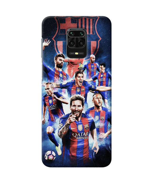 Messi Fcb Team Redmi Note 9 Pro / Pro Max Back Cover