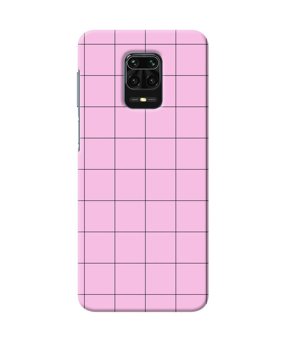 Pink Square Print Redmi Note 9 Pro / Pro Max Back Cover