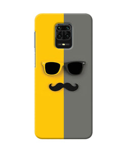Mustache Glass Redmi Note 9 Pro / Pro Max Back Cover