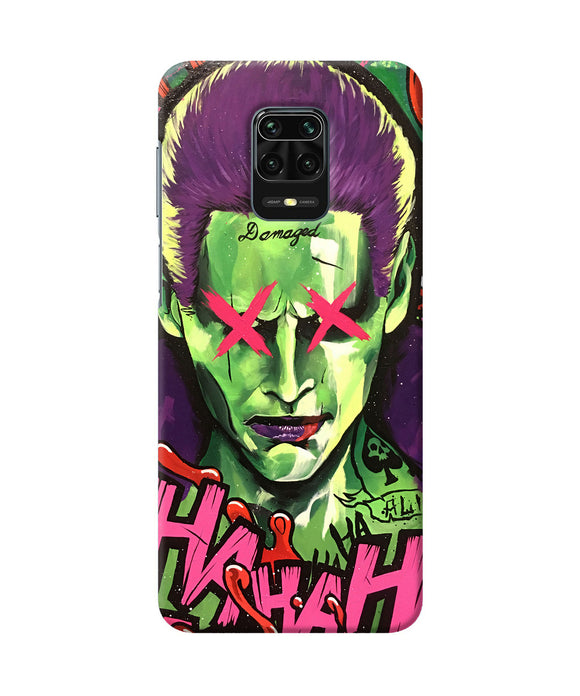 Damaged Joker Anim Redmi Note 9 Pro / Pro Max Back Cover