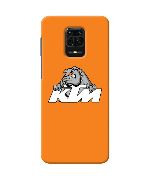 Ktm Dog Logo Redmi Note 9 Pro / Pro Max Back Cover