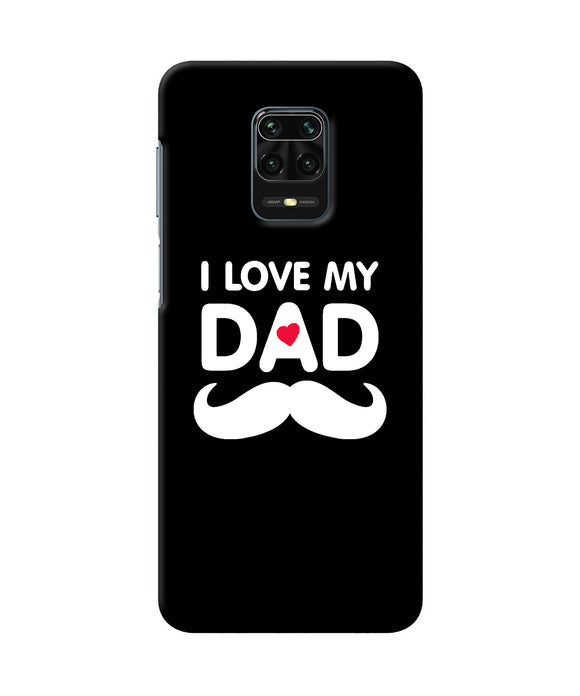 I Love My Dad Mustache Redmi Note 9 Pro / Pro Max Back Cover