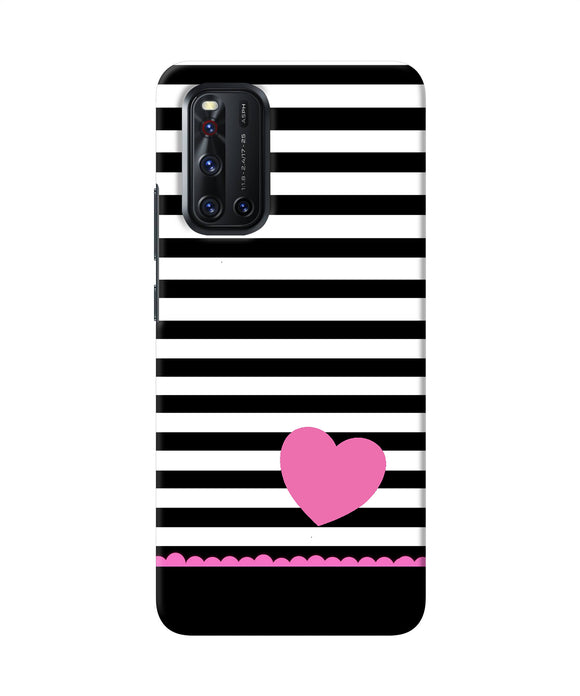 Abstract Heart Vivo V19 Back Cover