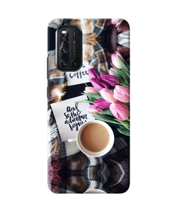 Love Coffee Quotes Vivo V19 Back Cover