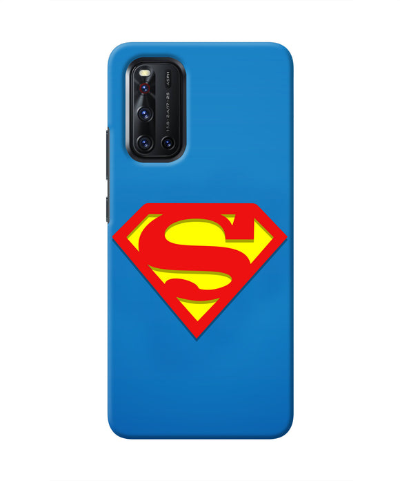 Superman Blue Vivo V19 Real 4D Back Cover