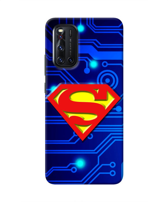 Superman Abstract Vivo V19 Real 4D Back Cover