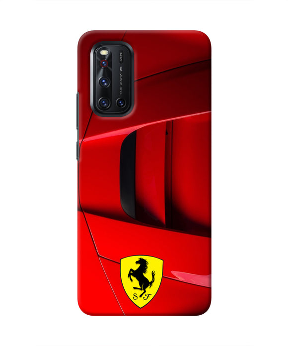 Ferrari Car Vivo V19 Real 4D Back Cover