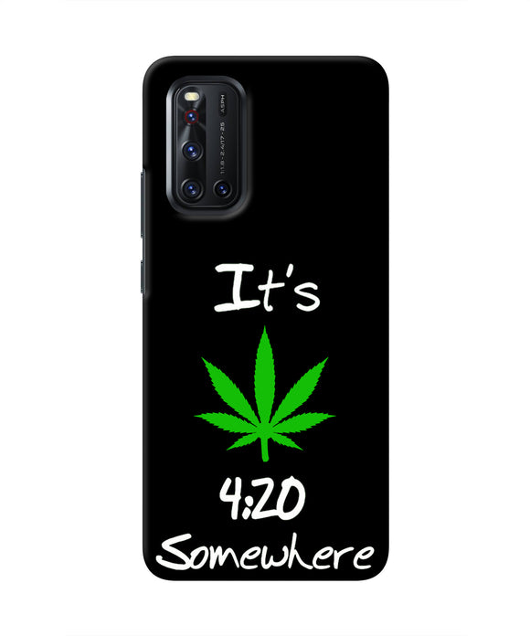 Weed Quote Vivo V19 Real 4D Back Cover