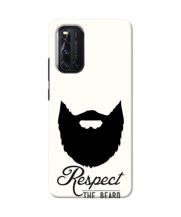 Respect the Beard Vivo V19 Real 4D Back Cover