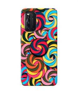 Spiral Pattern Vivo V19 Pop Case