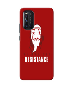 Money Heist Resistance Quote Vivo V19 Back Cover