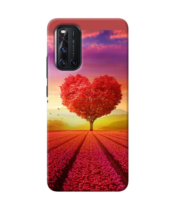 Natural Heart Tree Vivo V19 Back Cover