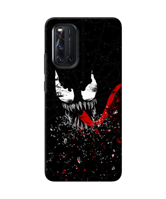 Venom Black Poster Vivo V19 Back Cover