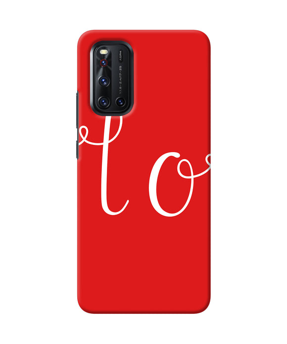 Love One Vivo V19 Back Cover