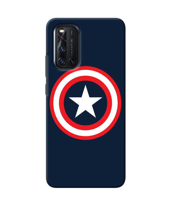 Captain America Logo Vivo V19 Back Cover