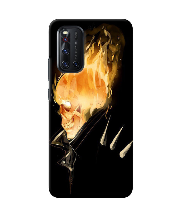 Burning Ghost Rider Vivo V19 Back Cover