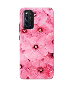 Pink Flowers Vivo V19 Back Cover