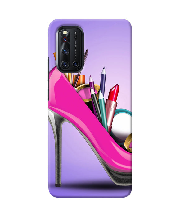 Makeup Heel Shoe Vivo V19 Back Cover