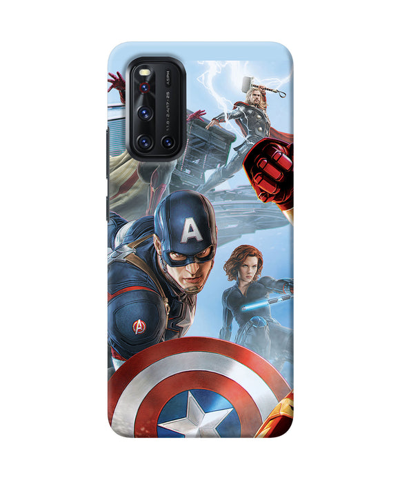 Avengers On The Sky Vivo V19 Back Cover