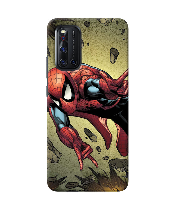 Spiderman On Sky Vivo V19 Back Cover