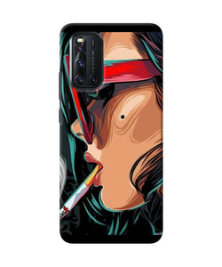 Smoking Girl Vivo V19 Back Cover