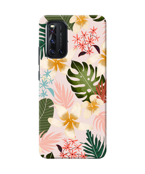 Leaf Print Vivo V19 Back Cover