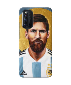 Messi Face Vivo V19 Back Cover