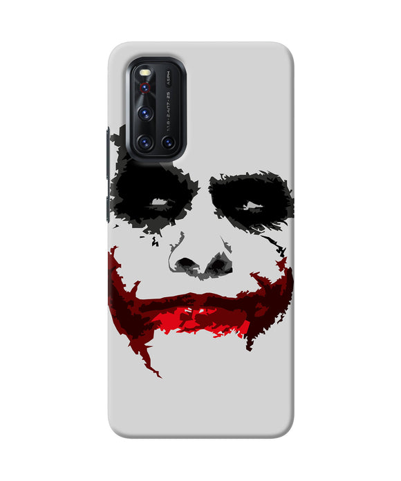 Joker Dark Knight Red Smile Vivo V19 Back Cover