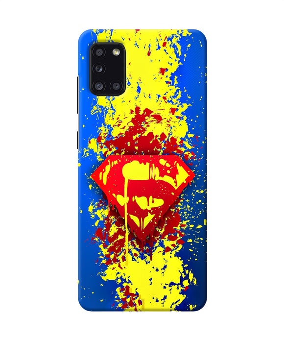 Superman Logo Samsung A31 Back Cover