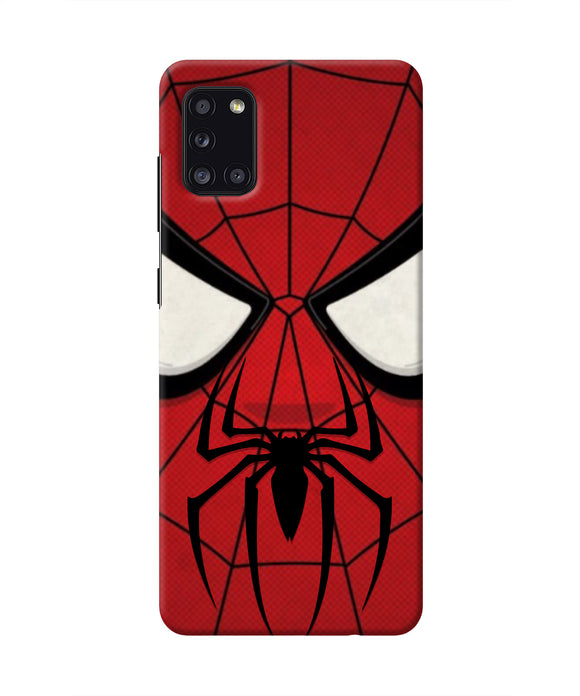 Spiderman Face Samsung A31 Real 4D Back Cover