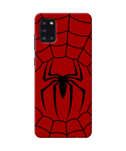 Spiderman Web Samsung A31 Real 4D Back Cover