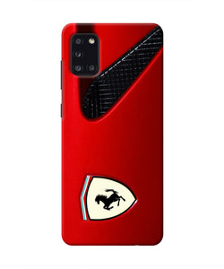 Ferrari Hood Samsung A31 Real 4D Back Cover