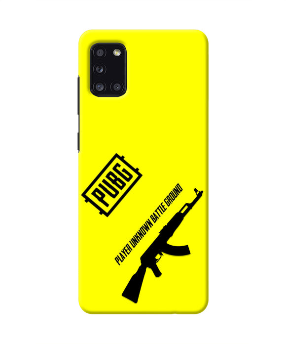 PUBG AKM Gun Samsung A31 Real 4D Back Cover