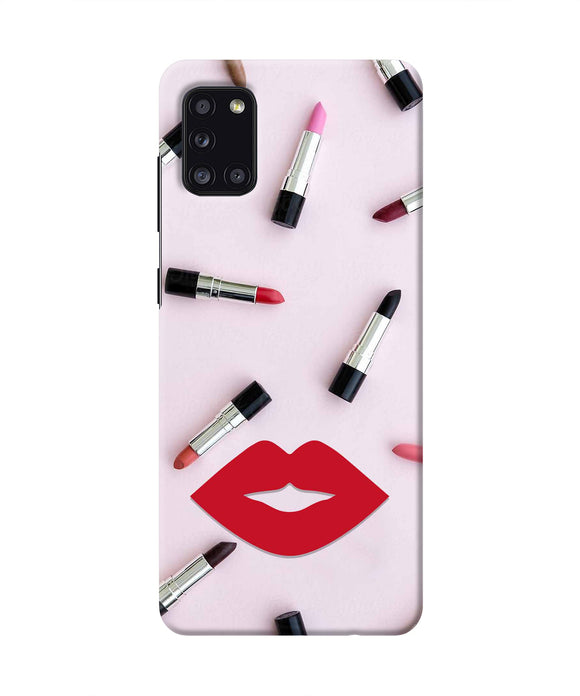 Lips Lipstick Shades Samsung A31 Real 4D Back Cover