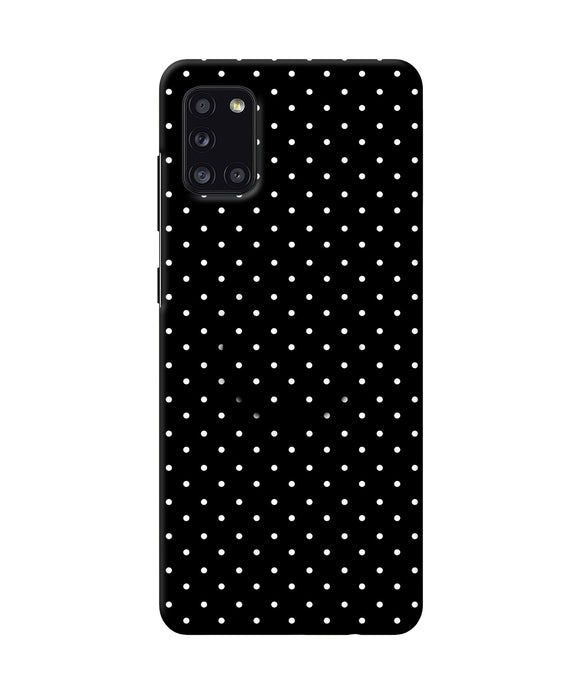 White Dots Samsung A31 Pop Case