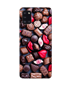 Chocolates Samsung A31 Pop Case