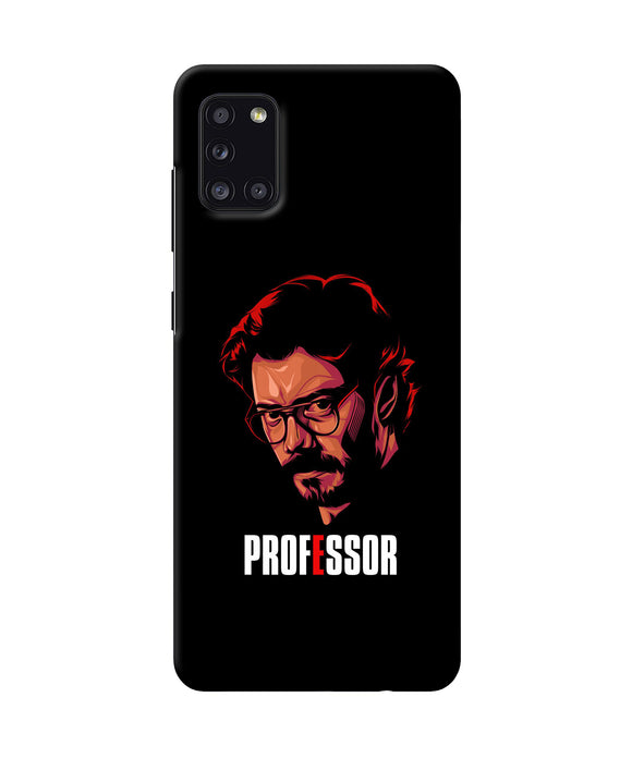 Money Heist Professor Sketch Samsung A31 Back Cover