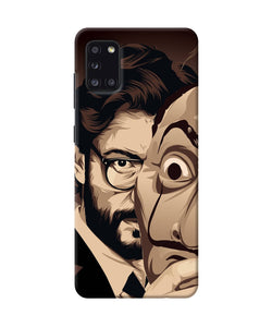 Money Heist Professor Art Samsung A31 Back Cover