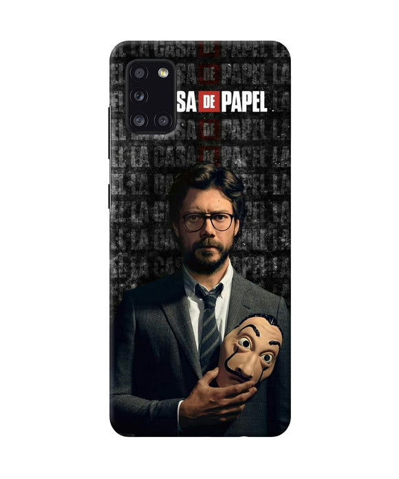 Money Heist Professor with Mask Samsung A31 Back Cover