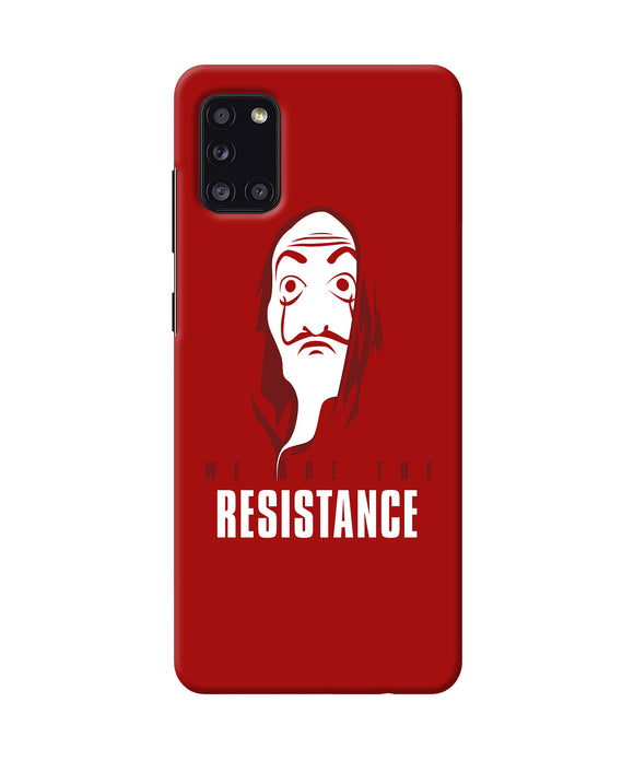 Money Heist Resistance Quote Samsung A31 Back Cover