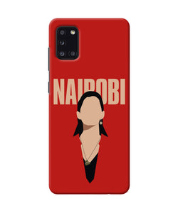 Nairobi Paint Money Heist Samsung A31 Back Cover