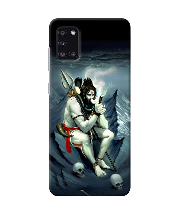 Lord Shiva Chillum Samsung A31 Back Cover
