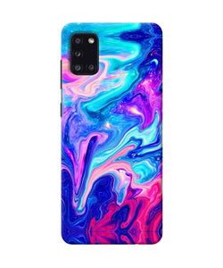 Abstract Colorful Water Samsung A31 Back Cover