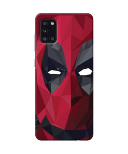 Abstract Deadpool Mask Samsung A31 Back Cover