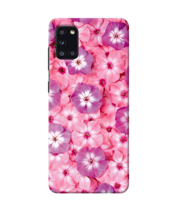 Natural Pink Flower Samsung A31 Back Cover