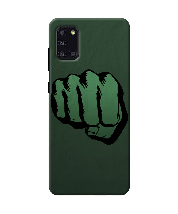 Hulk Smash Logo Samsung A31 Back Cover