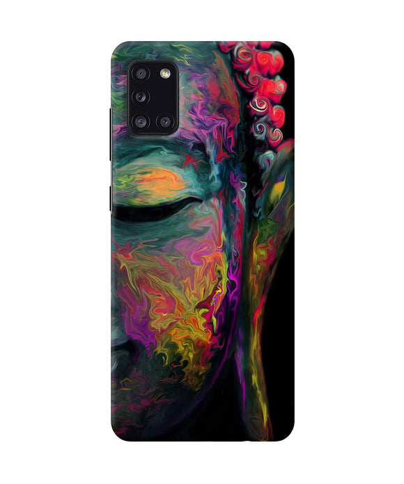 Buddha Face Painting Samsung A31 Back Cover