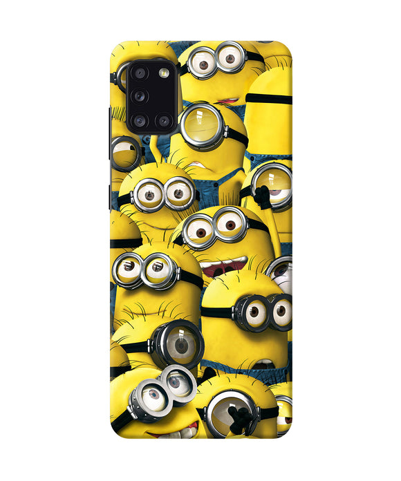 Minions Crowd Samsung A31 Back Cover