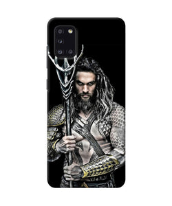 Aquaman Trident Black Samsung A31 Back Cover